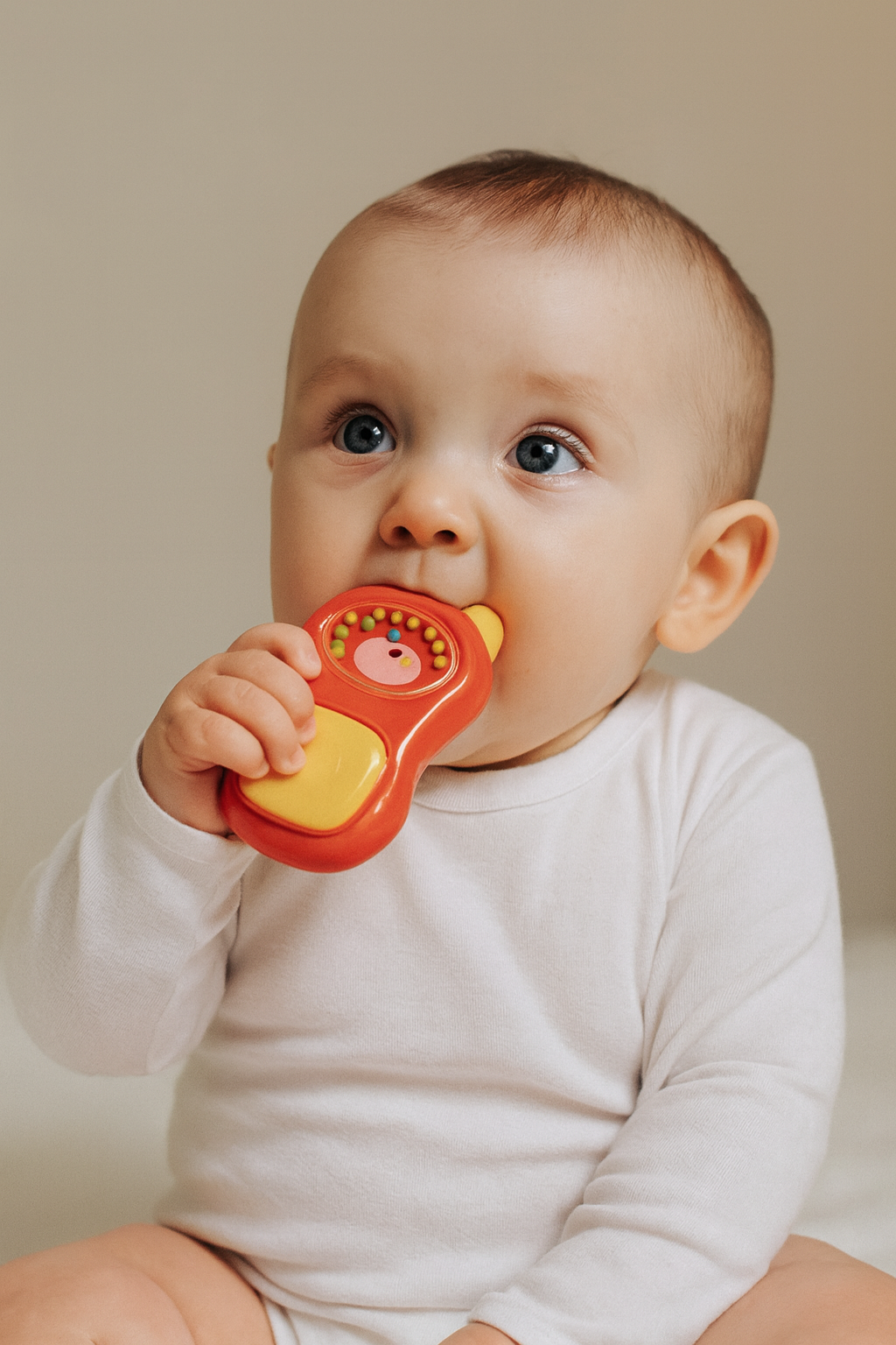 Baby Interactive Remote Toy with Fun Sounds, Lights, and Educational Play   Perfect for Early Learning and Development for Babies and Toddlers. BPA Free Safe Material for 1+ Year Olds