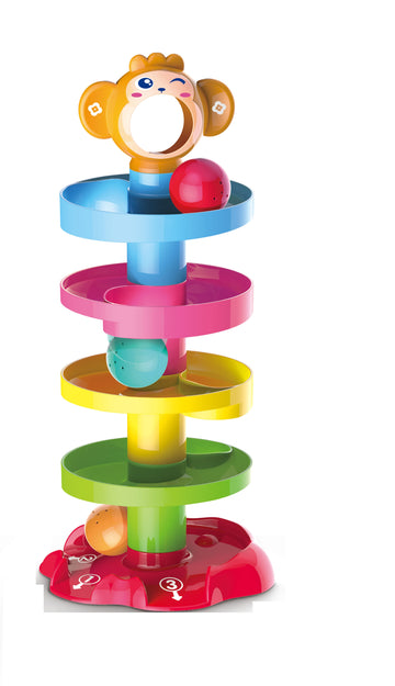 Huanger -Baby Toys Monkey Ball Drop Tower Best Toy for 1 Year Olds