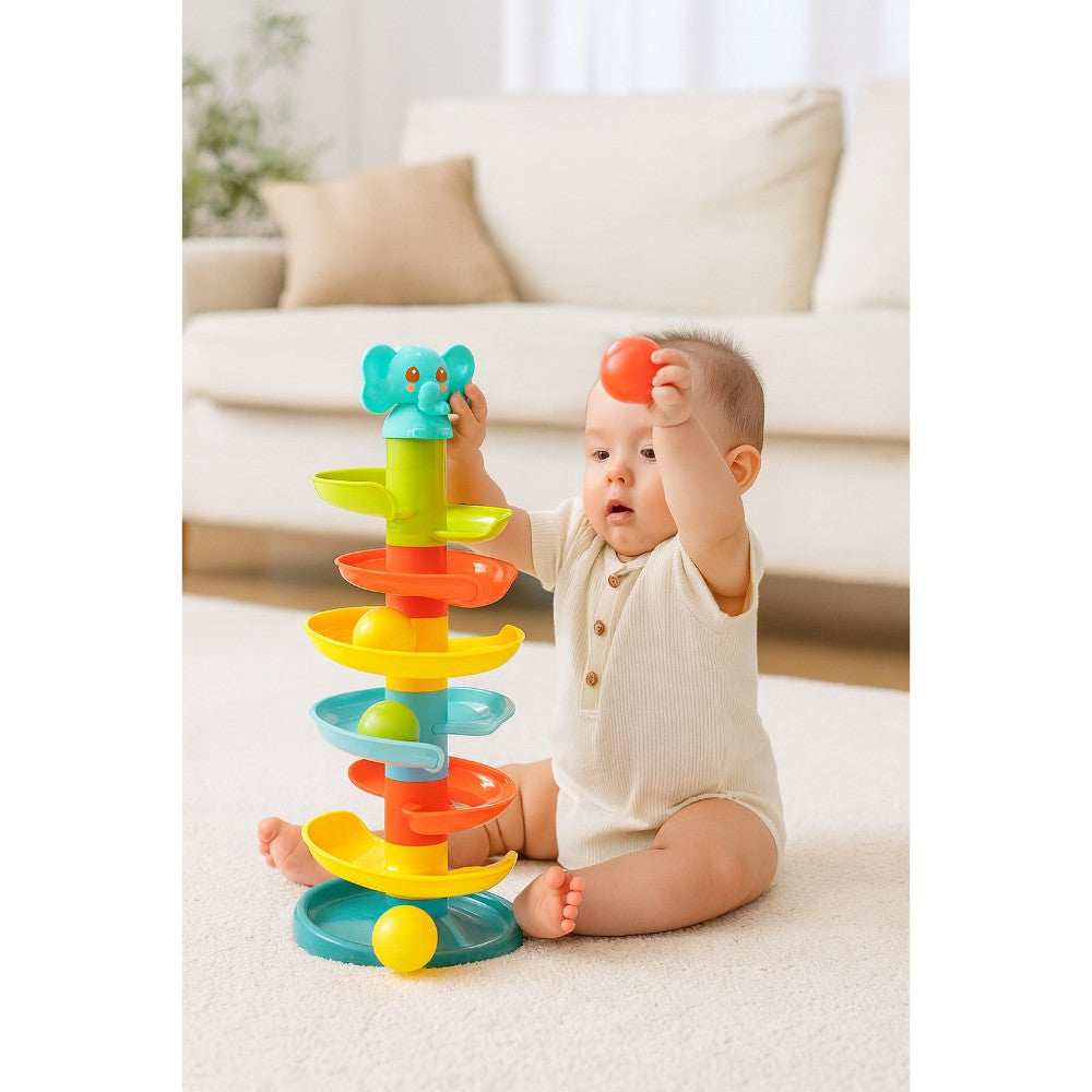 Huanger - Baby Toys Lion Ball Drop Tower Best Toy for 1 Year Olds