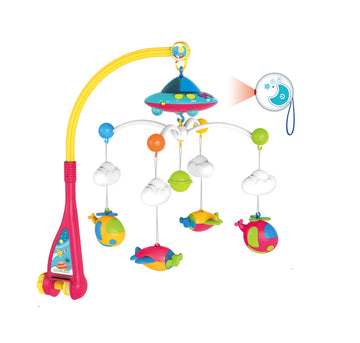 Huanger - Baby Crib Mobile Musical Rotating Toy - Multicolor