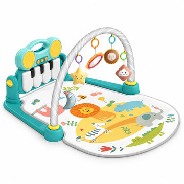 Huanger - Baby Musical Piano Play Mat Activity Gym - Green