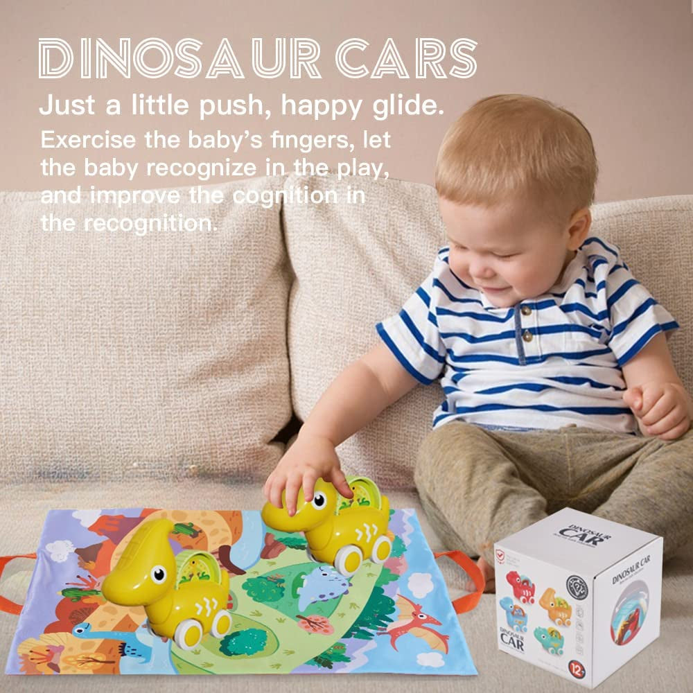Baby Toy Dinosaur Pull Back – Educational Fun Toy with Interactive Play for Toddlers, Safe & Durable Learning Toy for 1+ Year Olds – Ideal for Early Development and Motor Skill Improvement