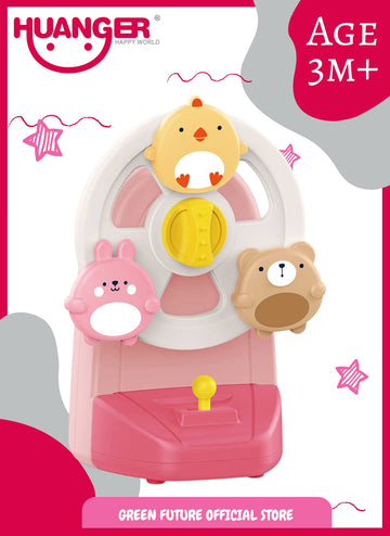 Little Angel - Baby Musical Ferris Wheel – Interactive Learning Toy - Pink