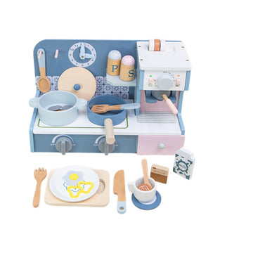 Little Angel - Kids Wooden Kitchen Stove – Pretend Cooking Playset