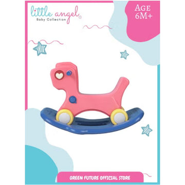 Little Angel - Kids Toys Rocking Horse Chair Ride-on - Pink