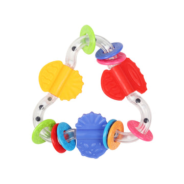 Little Angel Baby Rattle Teether Activity Toy  - Multicolor