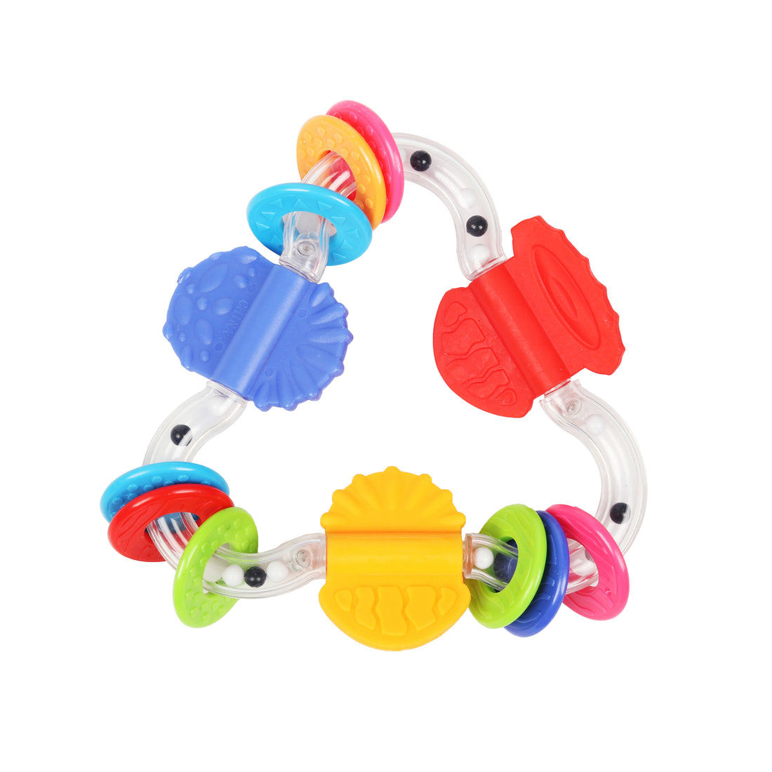 Little Angel Baby Rattle Teether Activity Toy  - Multicolor