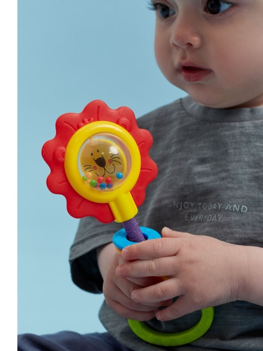 Little Angel Baby Rattle Teether Activity Toy – Sunflower Design
