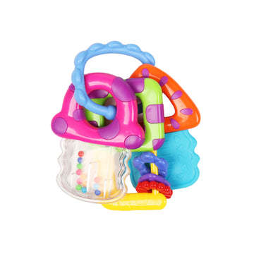 Little Angel Baby Rattle Teether Activity Toy – Keys Design