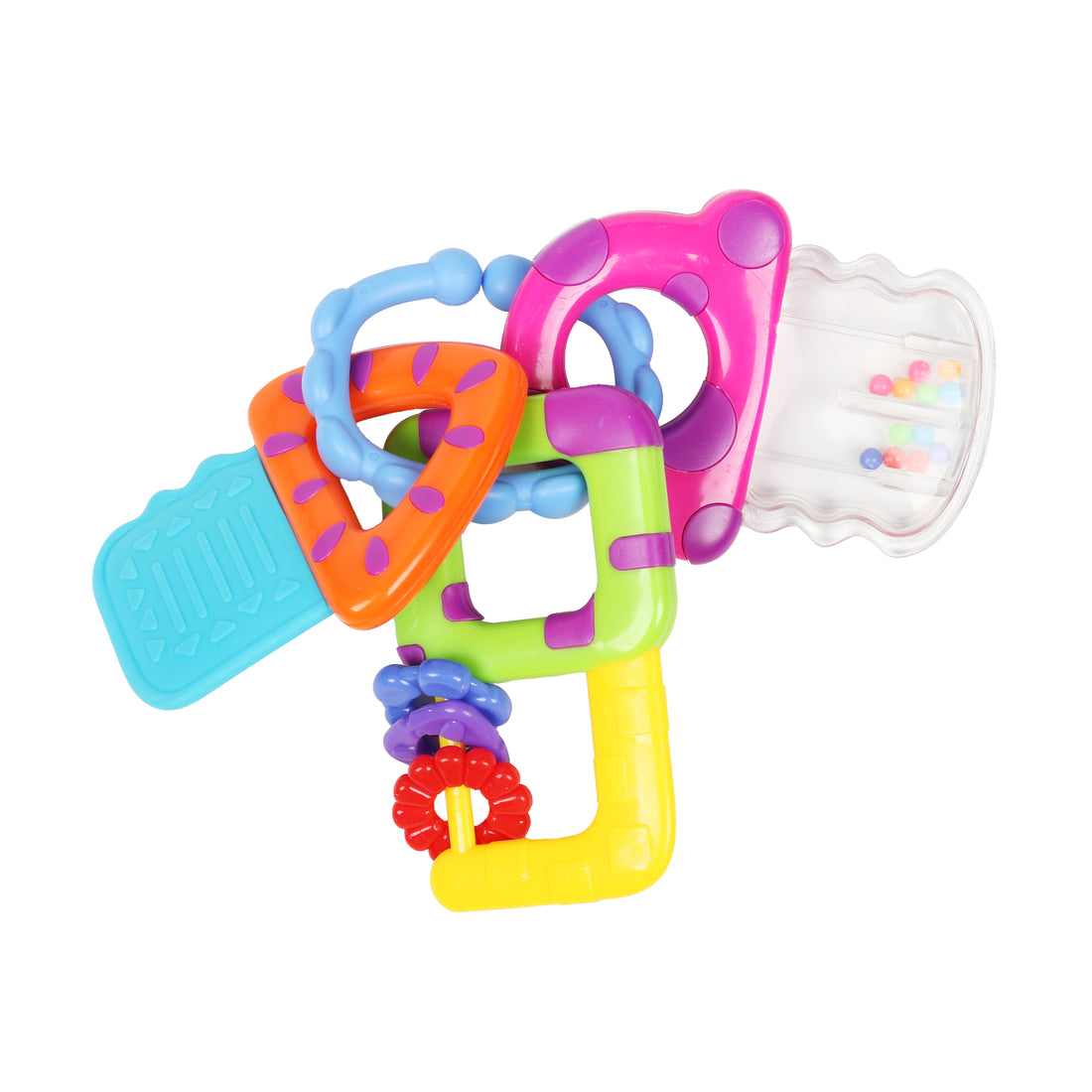 Little Angel Baby Rattle Teether Activity Toy – Keys Design