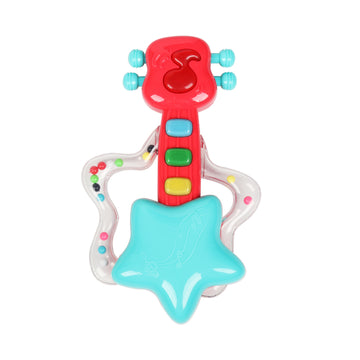 Little Angel Baby Rattle Teether Activity Toy – Guitar Design