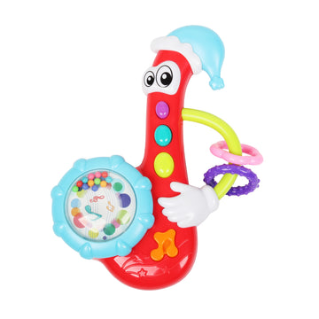 Little Angel Baby Musical Rattle Teether Activity Toy – Saxophon