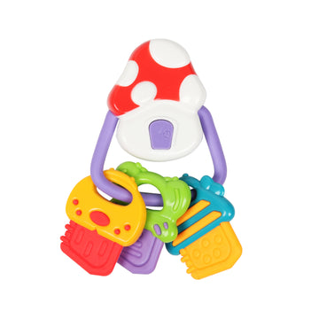 Little Angel Baby Rattle Teether Activity Toy – Keys & Rocket