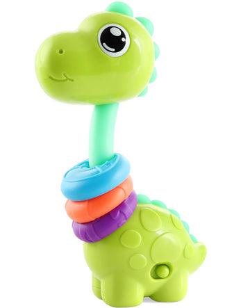 Little Angel Baby Rattle Teether Activity Toy – Dinosaur Design Green/Red