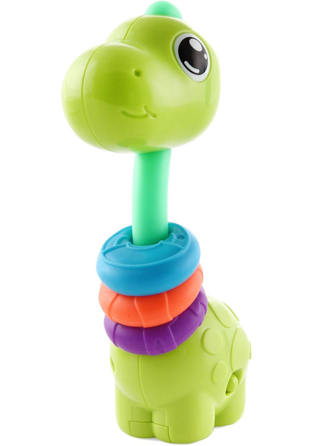 Little Angel Baby Rattle Teether Activity Toy – Dinosaur Design Green/Red
