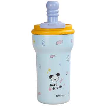 Little Angel - Kids Water Bottle 316 Stainless Steel Straw Cup 600Ml