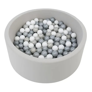 Little Angel Soft Foam Ball Pit Baby Playpen And Ball Pool - 200 Balls Grey