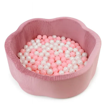 Little Angel Soft Foam Ball Pit Baby Playpen and Ball Pool - 200 Balls Rose pink