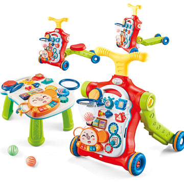 Little Angel – Learning Baby Walker with Ride-On & Push Walker 5 in 1