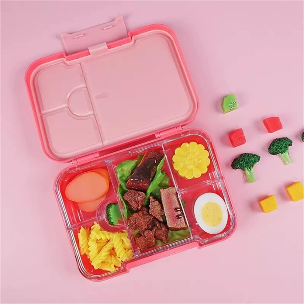 Little Angel - Kids Bento Lunch Box With 6 Compartments - Pink