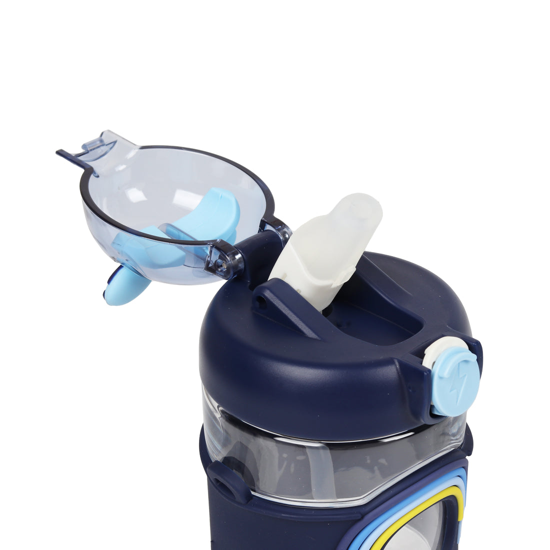 Little Angel - Kids Water Bottle with Sipper 480ml Leak-Proof School Bottle - Blue