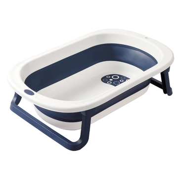 Little Angel - Baby Bathtub Portable Foldable Design - Blue/Maroon