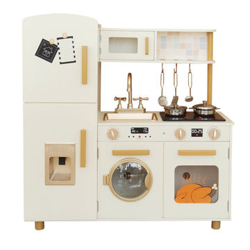 Little Angel - Wooden Kitchen Pretend Interactive Play Set