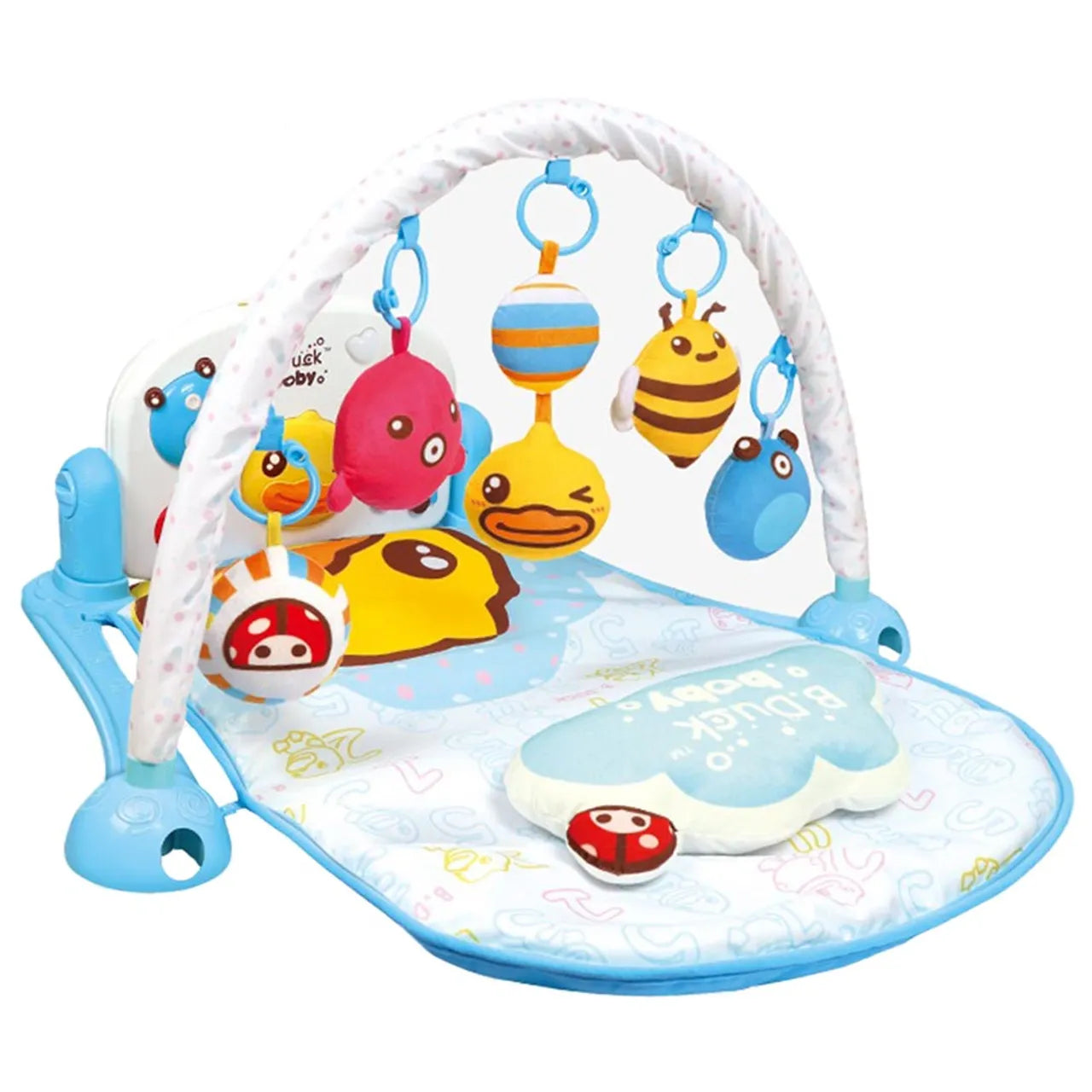 Little Angel - Baby Play Mat Activity Gym Toy - Blue