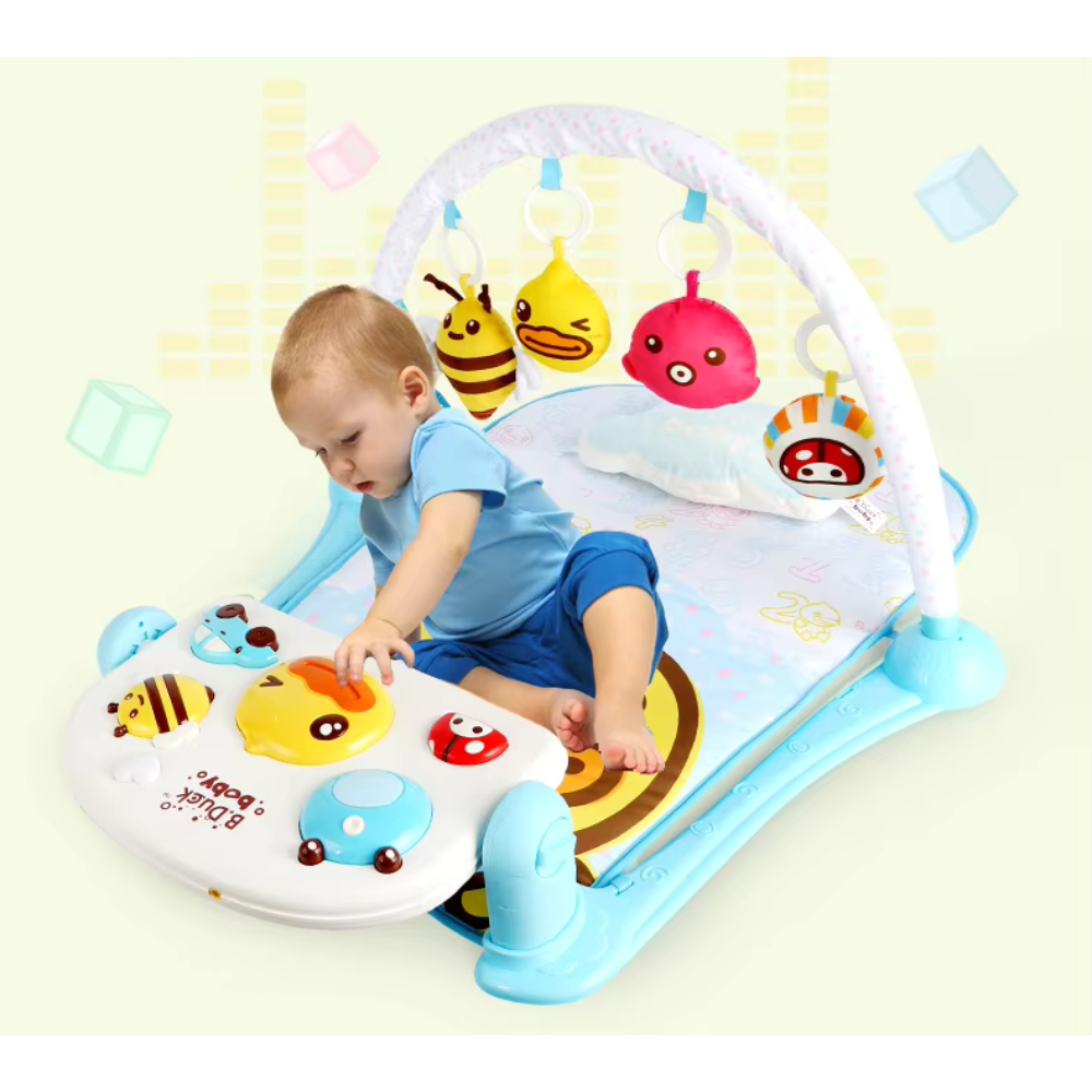 Little Angel - Baby Play Mat Activity Gym Toy - Blue