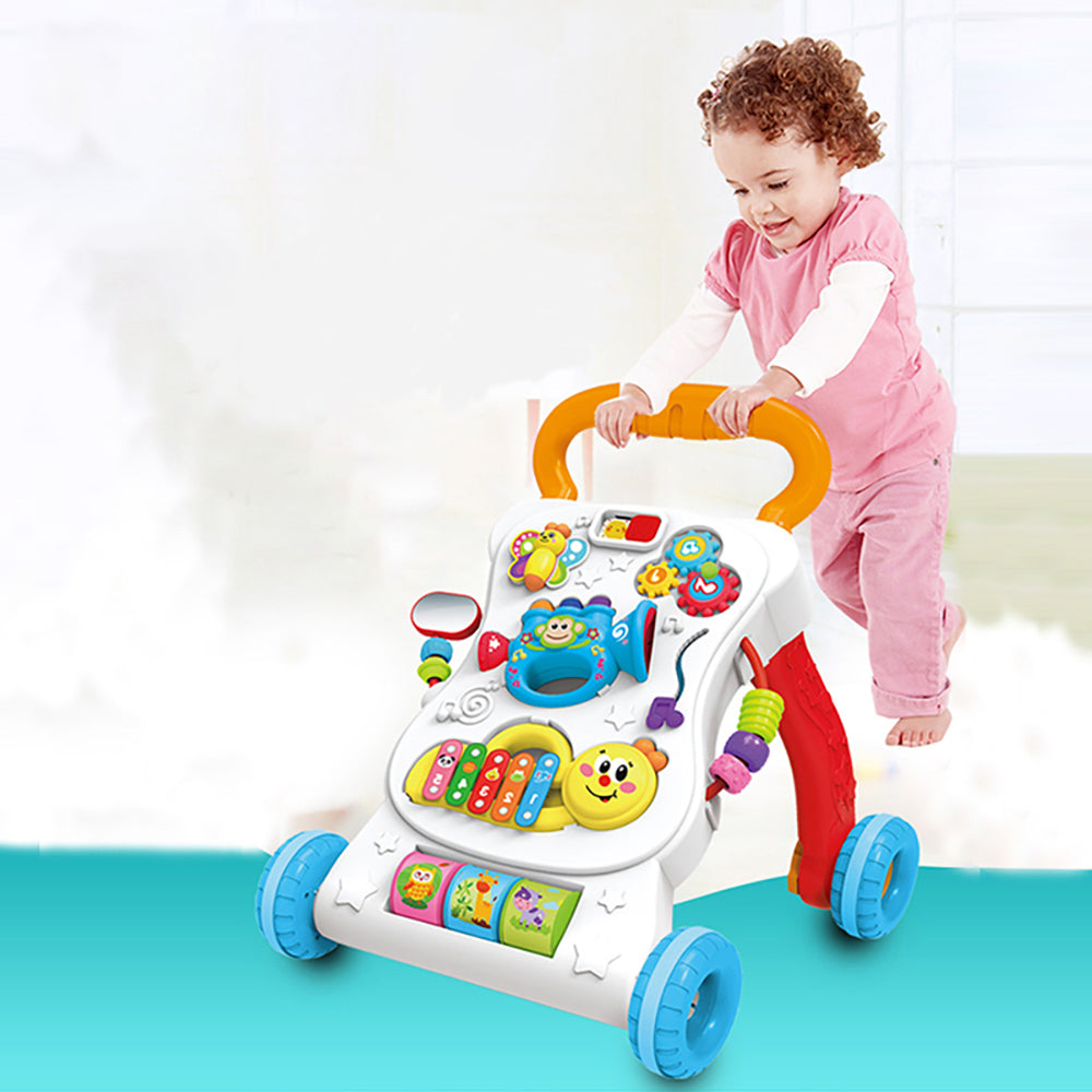 Little Angel - Baby Musical Activity Walker Toy With Piano - Blue