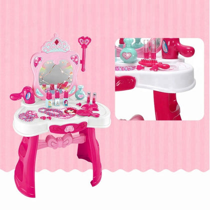 Little Angel - Girls Princess Dressing Table - Pink