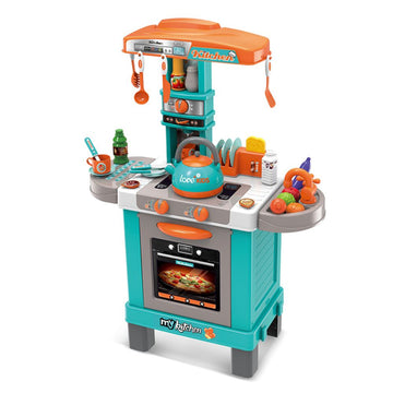 Little Angel Kids Toys Electric Kitchen Pretend play Toy