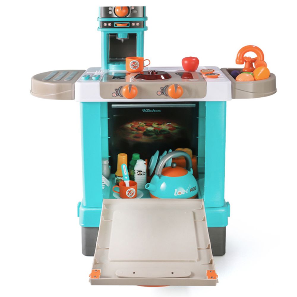 Little Angel Kids Toys Electric Kitchen Pretend play Toy