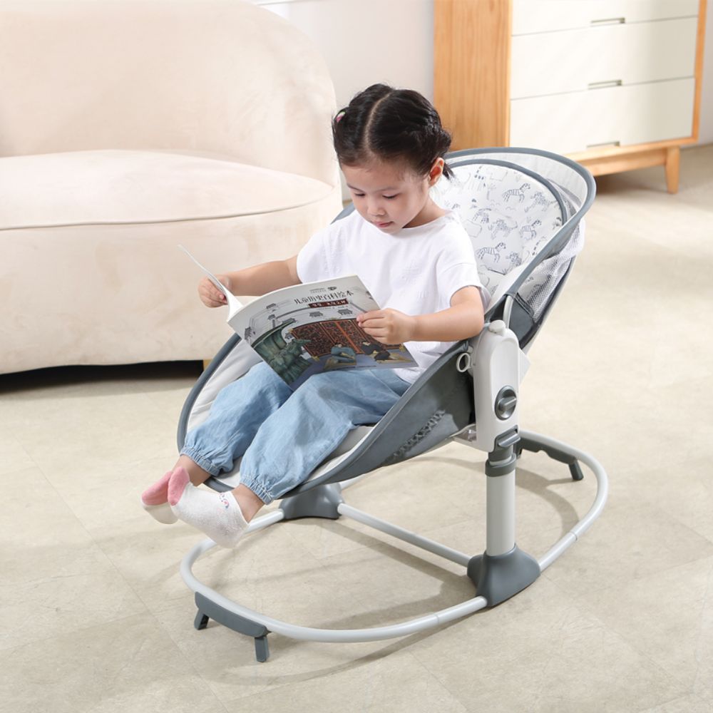 Mastela Baby Bassinet and Rocker 6 In 1 for Newborn to Toddler - Grey