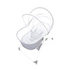 Mastela Baby Bassinet and Rocker 6 In 1 for Newborn to Toddler - Light Grey