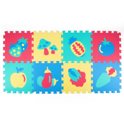 Kids Fruits Playmat Animals Jigsaw Foam Puzzle Mat