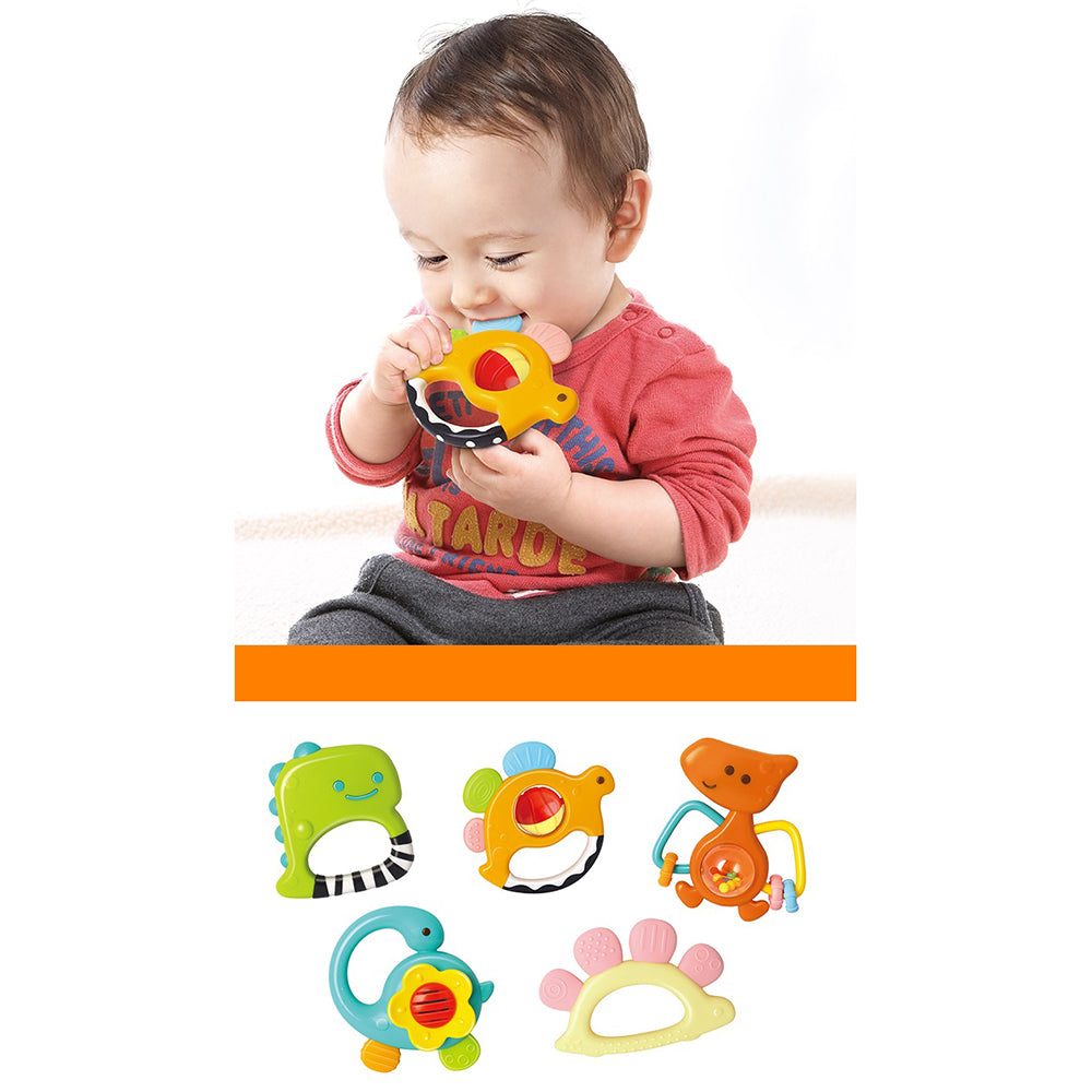Hola Baby Toys Dinosaur Teether and Rattles