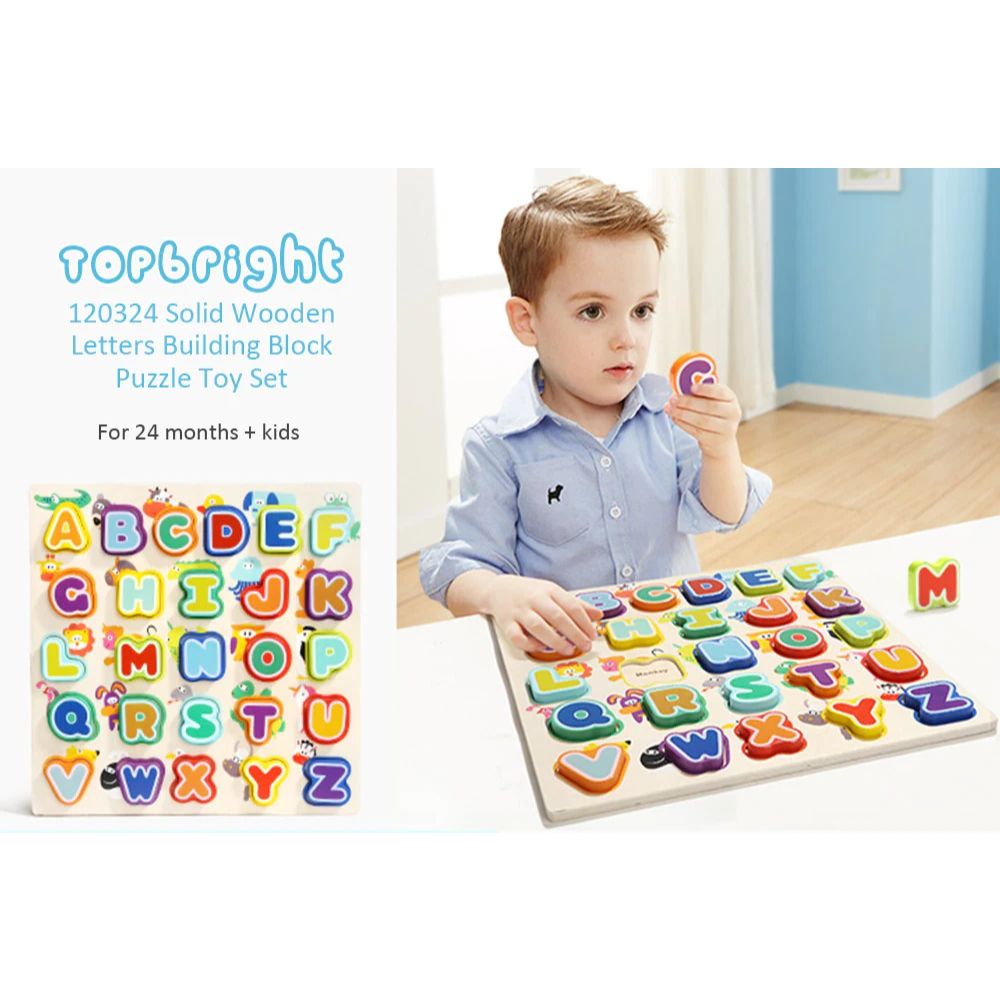 Topbright Kids Toys Educational Alphabet Puzzle for 3+ Years