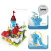 Spring Flower Kids Toys Multidimensional Castle Building Toy