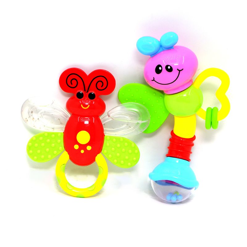 Little Angel Baby Rattle & Teether Caterpillar - Assorted color