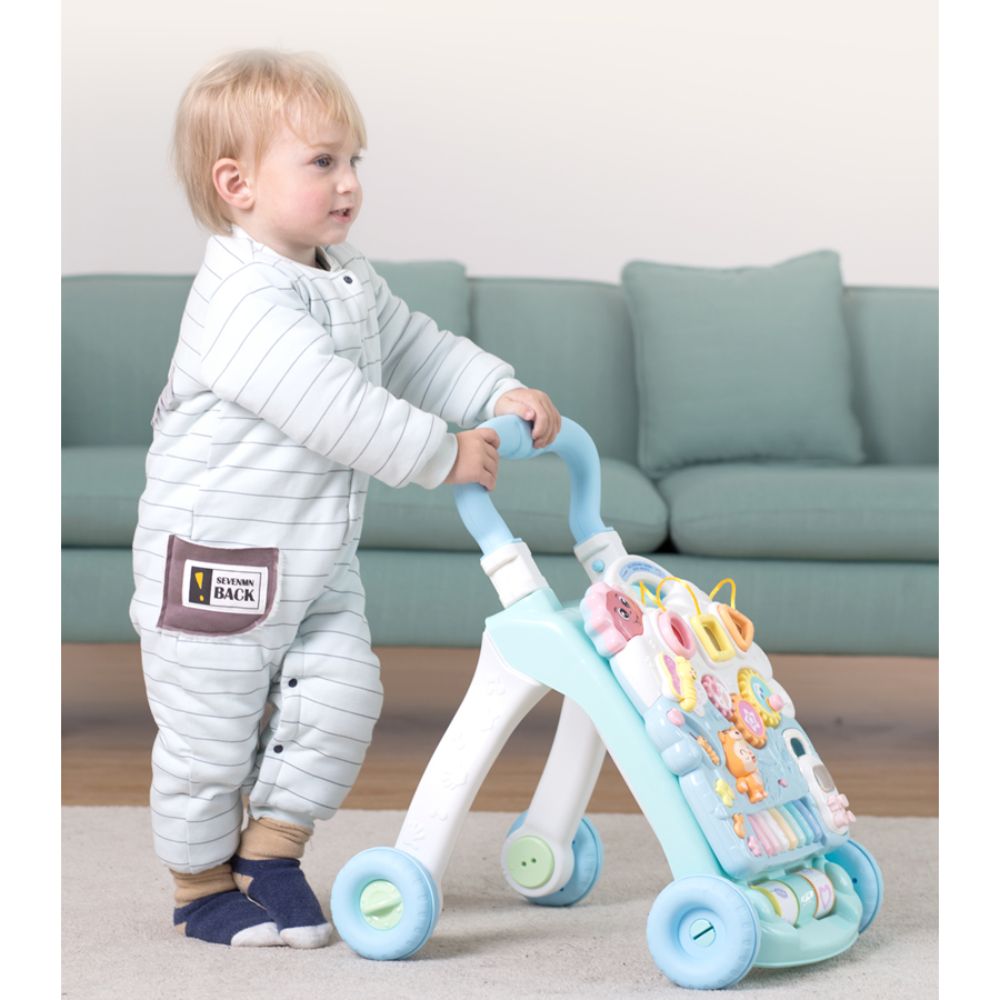 Little Angel Baby Toys 2-in-1 First Steps Piano Baby Walker