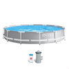 Intex Prism Frame Pool with Pump 12ft - Blue