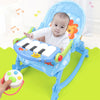 Yaya Duck Babylove Baby Rocker with Piano - Blue