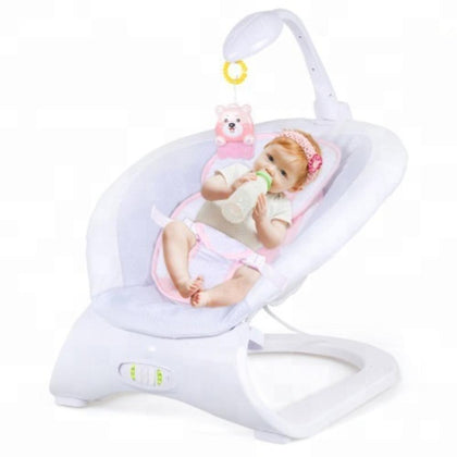 Yaya Duck BabyLove Baby Bouncer Chair with Vibration - Pink 3m