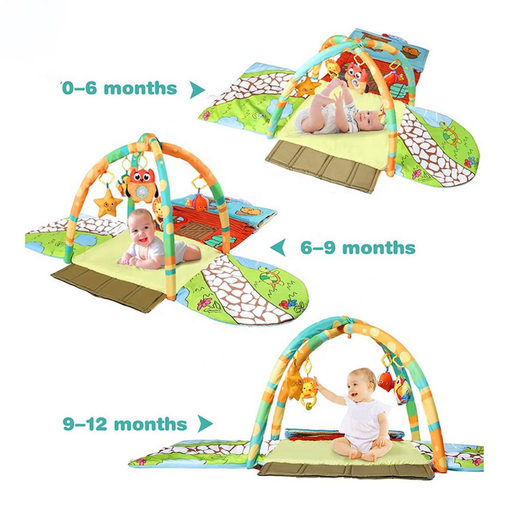 Little Angel Baby Playmat Activity Play Gym - Multicolor