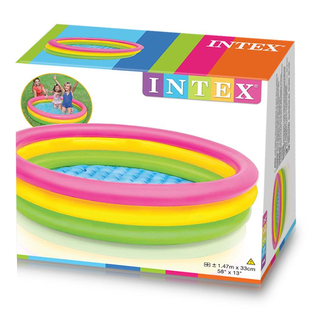 Intex Kiddie Pool - Summer Sunset Glow Design