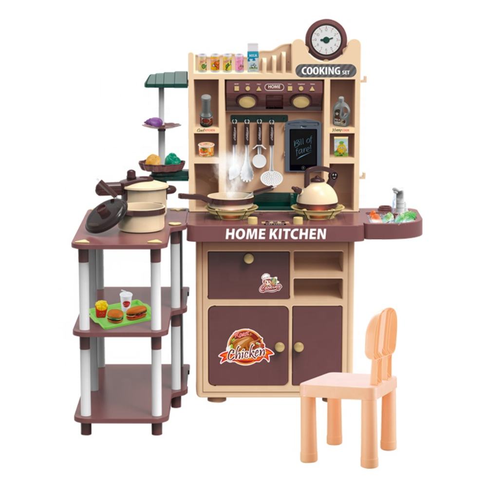 Beibe Good Kids Toys kitchen Playsets with 93 Accessories