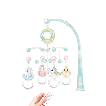 Little Angel - Baby Crib Musical Mobile Toy With Remote - Mint