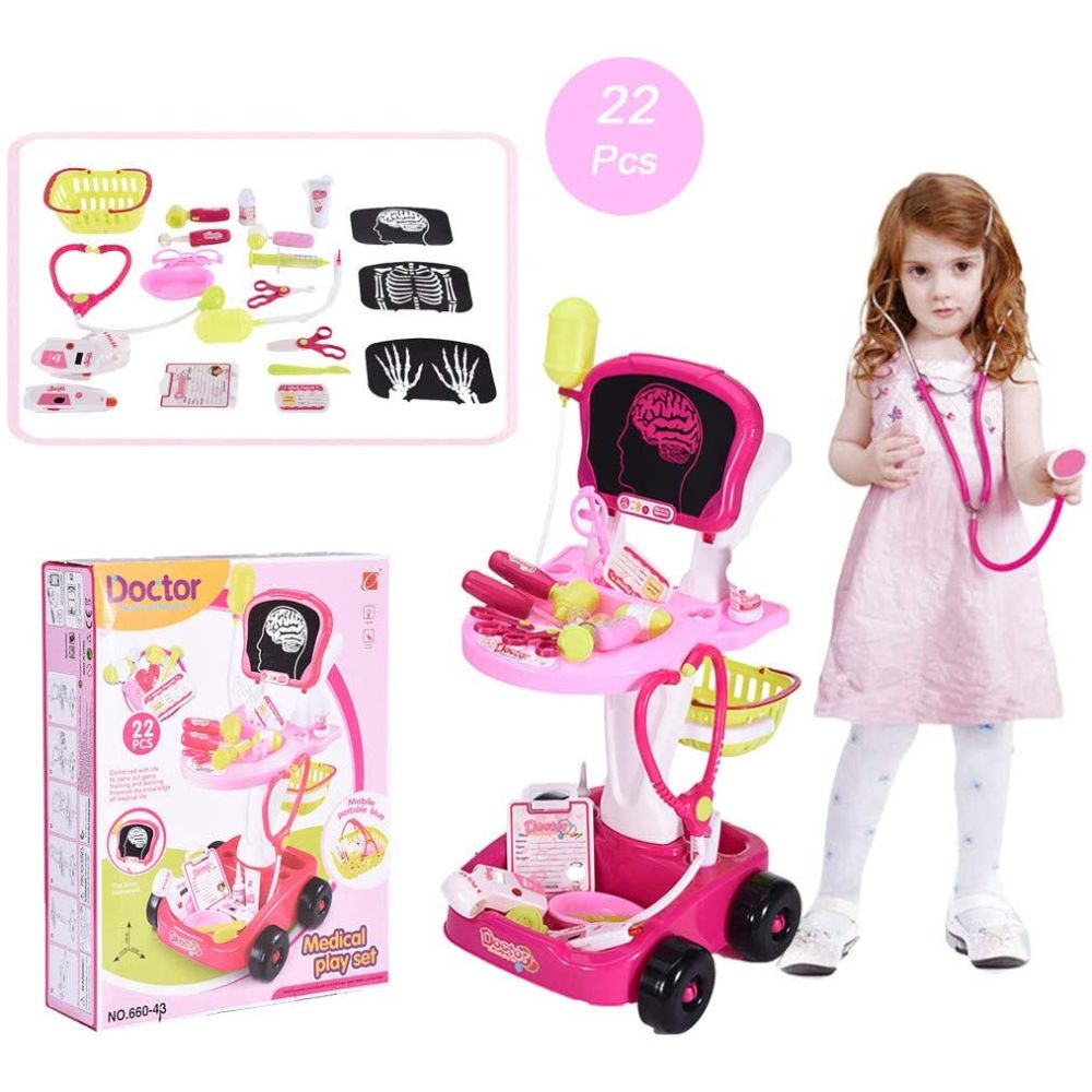 Little Angel Doctor Toy Set X Ray Machine for Girls - 22 Pieces