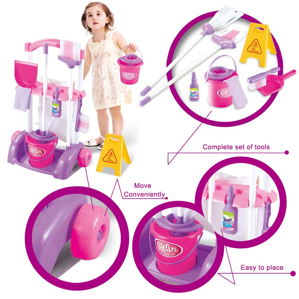 Little Angel - Kids Home Helper Cleaning Pretend-Play Set